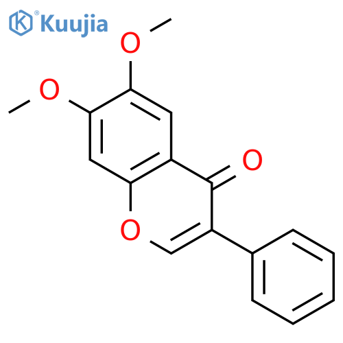 6,7-DIMETHOXYISOFLAVONE structure
