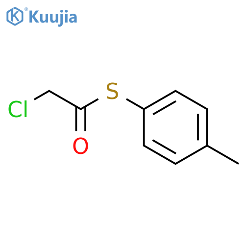 Ethanethioic acid,2-chloro-, S-(4-methylphenyl) ester structure