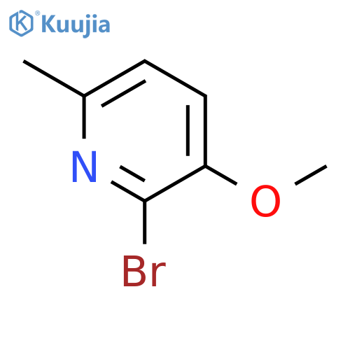 2-Bromo-3-methoxy-6-methylpyridine structure