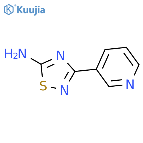 3-(3-Pyridinyl)-1,2,4-thiadiazol-5-amine structure