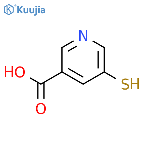 5-sulfanylpyridine-3-carboxylic Acid hydrochloride structure