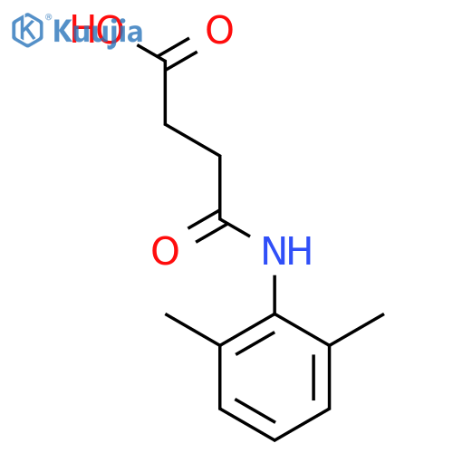 3-(2,6-dimethylphenyl)carbamoylpropanoic acid structure