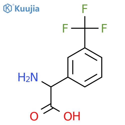 2-Amino-2-(3-(trifluoromethyl)phenyl)acetic acid structure