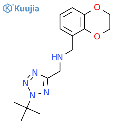 (2-tert-butyl-2H-1,2,3,4-tetrazol-5-yl)methyl(2,3-dihydro-1,4-benzodioxin-5-yl)methylamine structure