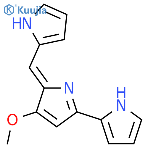 1H-Pyrrole,2-[3-methoxy-2-(1H-pyrrol-2-ylmethylene)-2H-pyrrol-5-yl]- structure