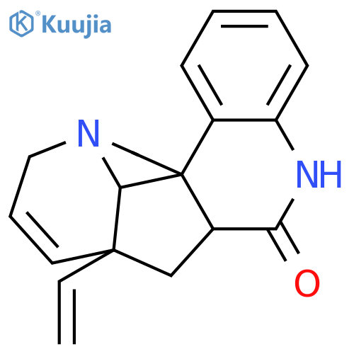 10H-Indolizino[1',8':2,3,4]cyclopenta[1,2-c]quinolin-6(5H)-one, 7a-ethenyl-6a,7,7a,11a,12,13-hexahydro-, (6aR,7aS,11aS,13aR)- (9CI) structure