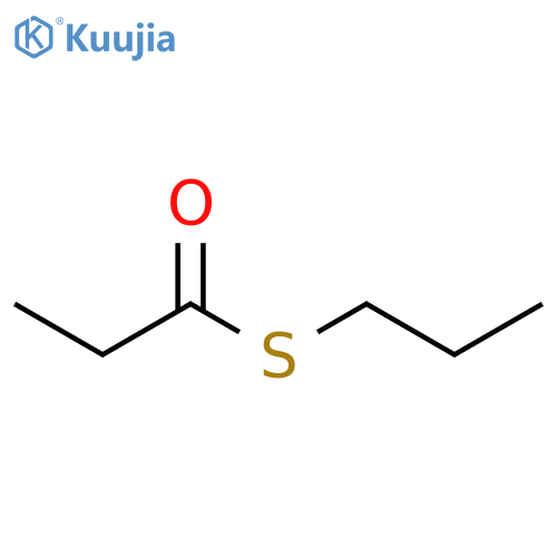 Propanethioic acid,S-propyl ester structure
