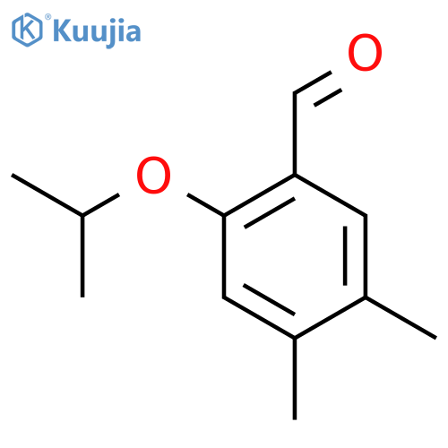 2-Isopropoxy-4,5-dimethylbenzaldehyde structure