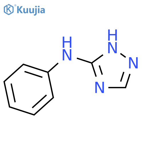 1H-1,2,4-Triazol-5-amine,N-phenyl- structure