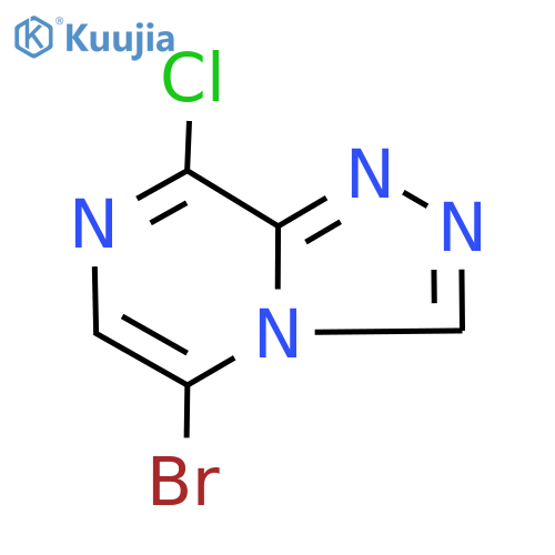 5-bromo-8-chloro-[1,2,4]triazolo[4,3-a]pyrazine structure
