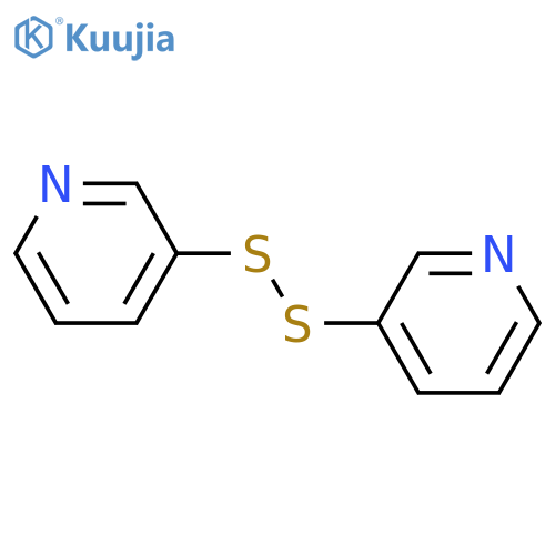 1,2-Di(pyridin-3-yl)disulfane structure