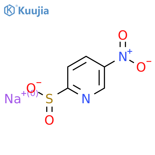 Sodium 5-nitropyridine-2-sulfinate structure