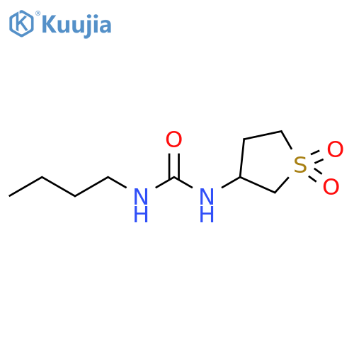 3-butyl-1-(1,1-dioxo-1lambda6-thiolan-3-yl)urea structure