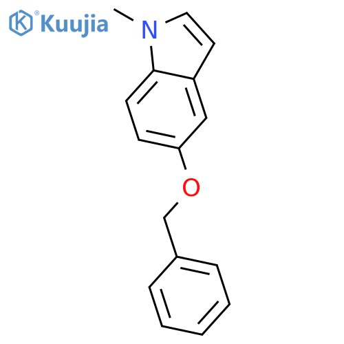 5-(Benzyloxy)-1-methyl-1H-indole structure