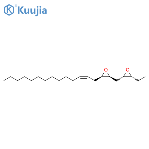 Oxirane, 2-[[(2S,3R)-3-ethyloxiranyl]methyl]-3-(2Z)-2-tetradecenyl-, (2S,3R)- (9CI) structure