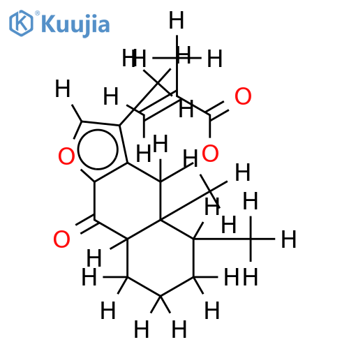 6beta-10alphaH-Methylpropenoyl-6-Hydroxyfuranoeremophilan-9-one structure