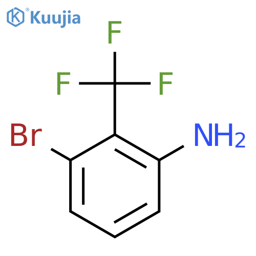 3-bromo-2-(trifluoromethyl)aniline structure