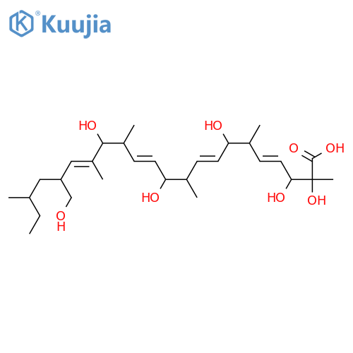2,3,7,11,15-Pentahydroxy-18-hydroxymethyl-2,6,10,14,16,20-hexamethyl-4,8,12,16-docosatetraenoic acid structure