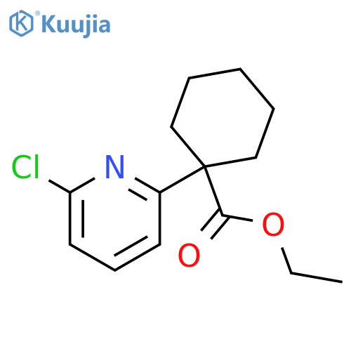 ethyl 1-(6-Chloropyridin-2-yl)cyclohexane-1-carboxylate structure