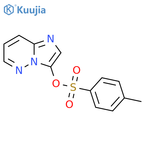 Imidazo[1,2-b]pyridazin-3-ol, 3-(4-methylbenzenesulfonate) structure