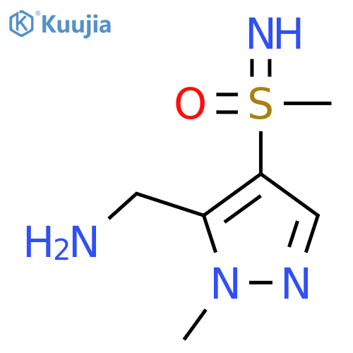 [5-(aminomethyl)-1-methyl-1H-pyrazol-4-yl](imino)methyl-lambda6-sulfanone structure