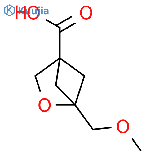 1-(methoxymethyl)-2-oxabicyclo2.1.1hexane-4-carboxylic acid structure