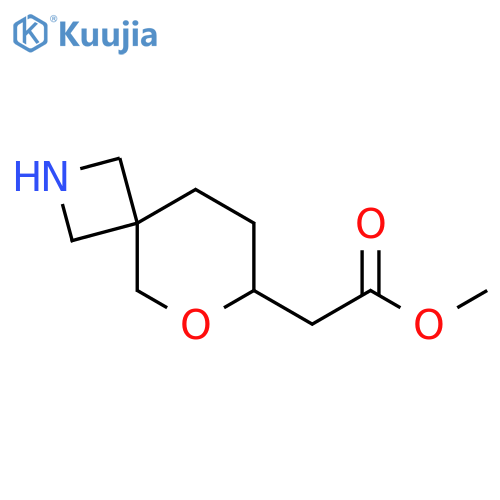 methyl 2-{6-oxa-2-azaspiro3.5nonan-7-yl}acetate structure