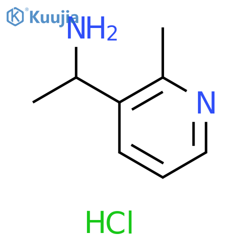 1-(2-methylpyridin-3-yl)ethan-1-amine dihydrochloride structure