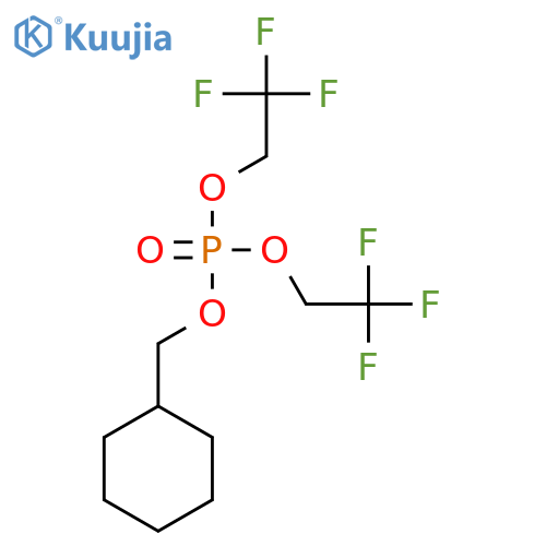 cyclohexylmethyl bis(2,2,2-trifluoroethyl) phosphate structure