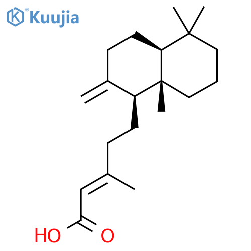 (E)-5-[(1S,4As,8aS)-5,5,8a-trimethyl-2-methylidene-3,4,4a,6,7,8-hexahydro-1H-naphthalen-1-yl]-3-methylpent-2-enoic acid structure