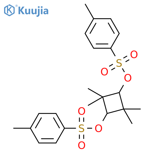 [2,2,4,4-tetramethyl-3-(4-methylphenyl)sulfonyloxycyclobutyl] 4-methylbenzenesulfonate structure