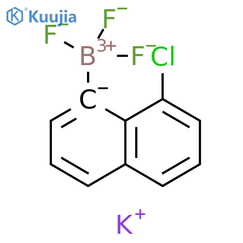 potassium (8-chloronaphthalen-1-yl)trifluoroboranuide structure