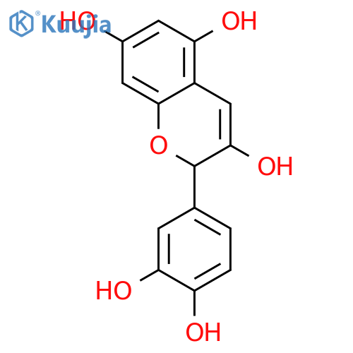 2-(3,4-Dihydroxyphenyl)-2H-1-benzopyran-3,5,7-triol structure