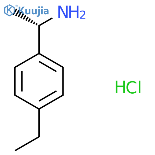 (1S)-1-(4-ethylphenyl)ethan-1-amine hydrochloride structure