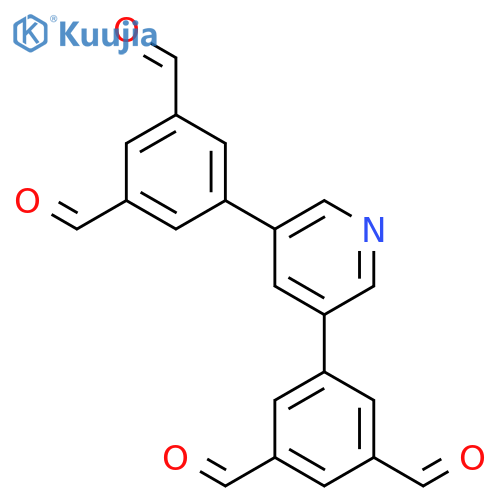 5,5'-(pyridine-3,5-diyl)diisophthalaldehyde structure
