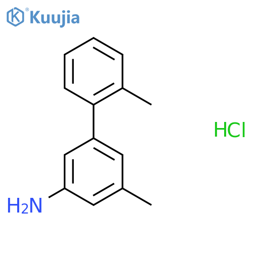 2',5-dimethyl-1,1'-biphenyl-3-amine hydrochloride structure