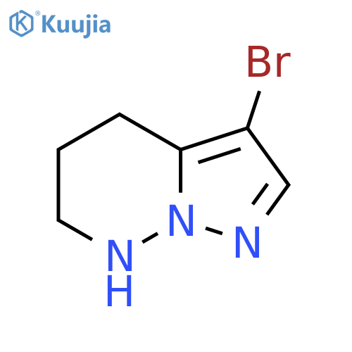3-Bromo-4,5,6,7-tetrahydropyrazolo[1,5-b]pyridazine structure