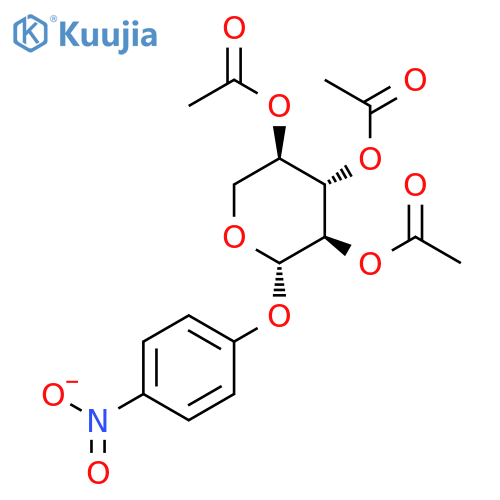 p-Nitrophenyl β-D-Xylopyranoside Triacetate structure