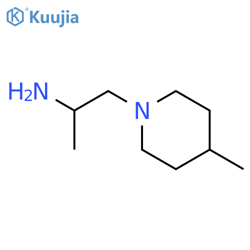 1-(4-methylpiperidin-1-yl)propan-2-amine structure