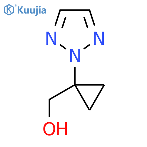 1-(2H-1,2,3-triazol-2-yl)cyclopropylmethanol structure