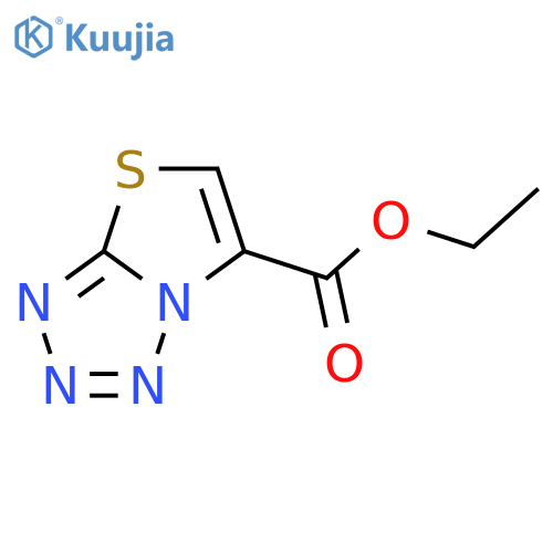 ethyl 1,2,3,4tetrazolo5,1-b1,3thiazole-6-carboxylate structure