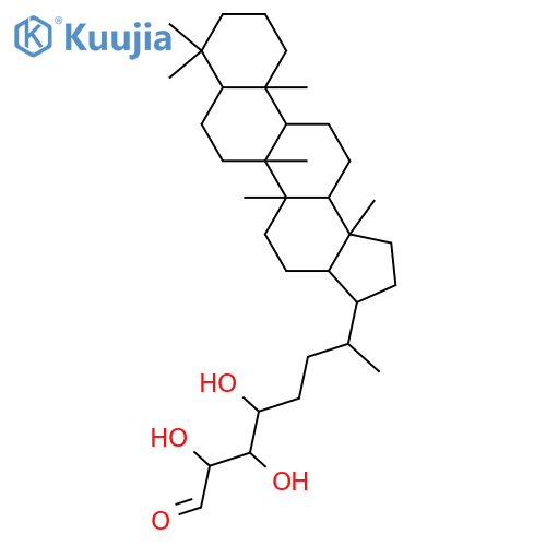 32,33,34,35-Bacteriohopanetetrol; (17β,21βH,32R,33R,34S)-form, 35-Aldehyde structure