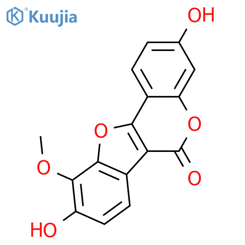 3,9,10-Trihydroxycoumestan; 10-Me ether structure
