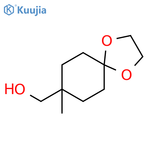 {8-methyl-1,4-dioxaspiro[4.5]decan-8-yl}methanol structure