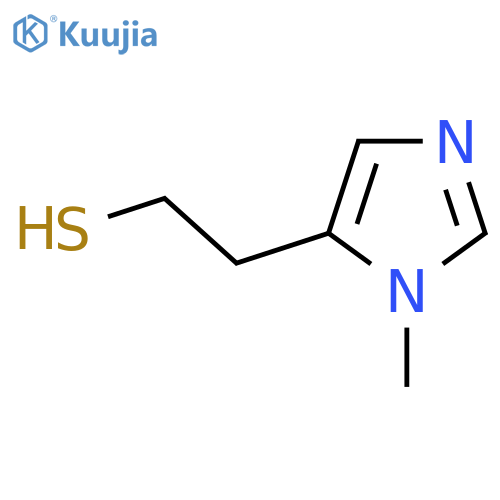2-(1-methyl-1H-imidazol-5-yl)ethane-1-thiol structure
