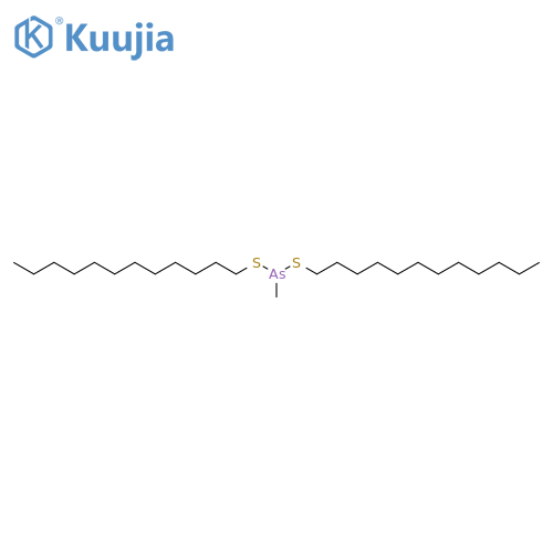 Bis(dodecylsulfanyl)-methylarsane structure