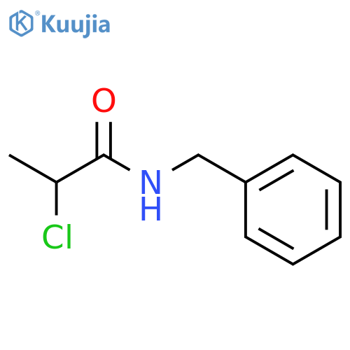 N-benzyl-2-chloropropanamide structure