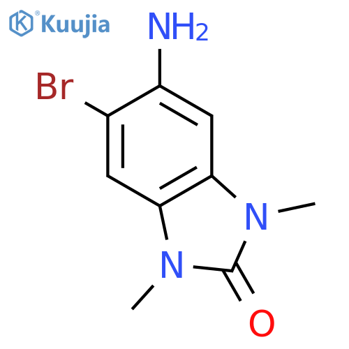 5-Amino-6-bromo-1,3-dimethyl-1H-benzo[d]imidazol-2(3H)-one structure