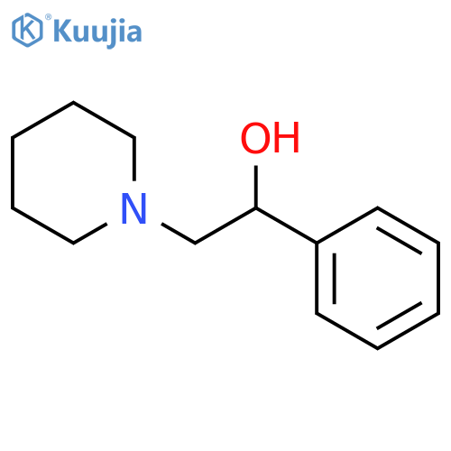1-Piperidineethanol, a-phenyl- structure