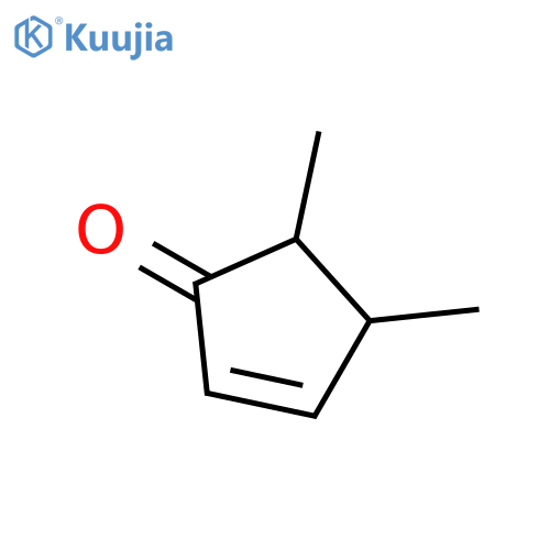 2-Cyclopenten-1-one, 4,5-dimethyl- structure
